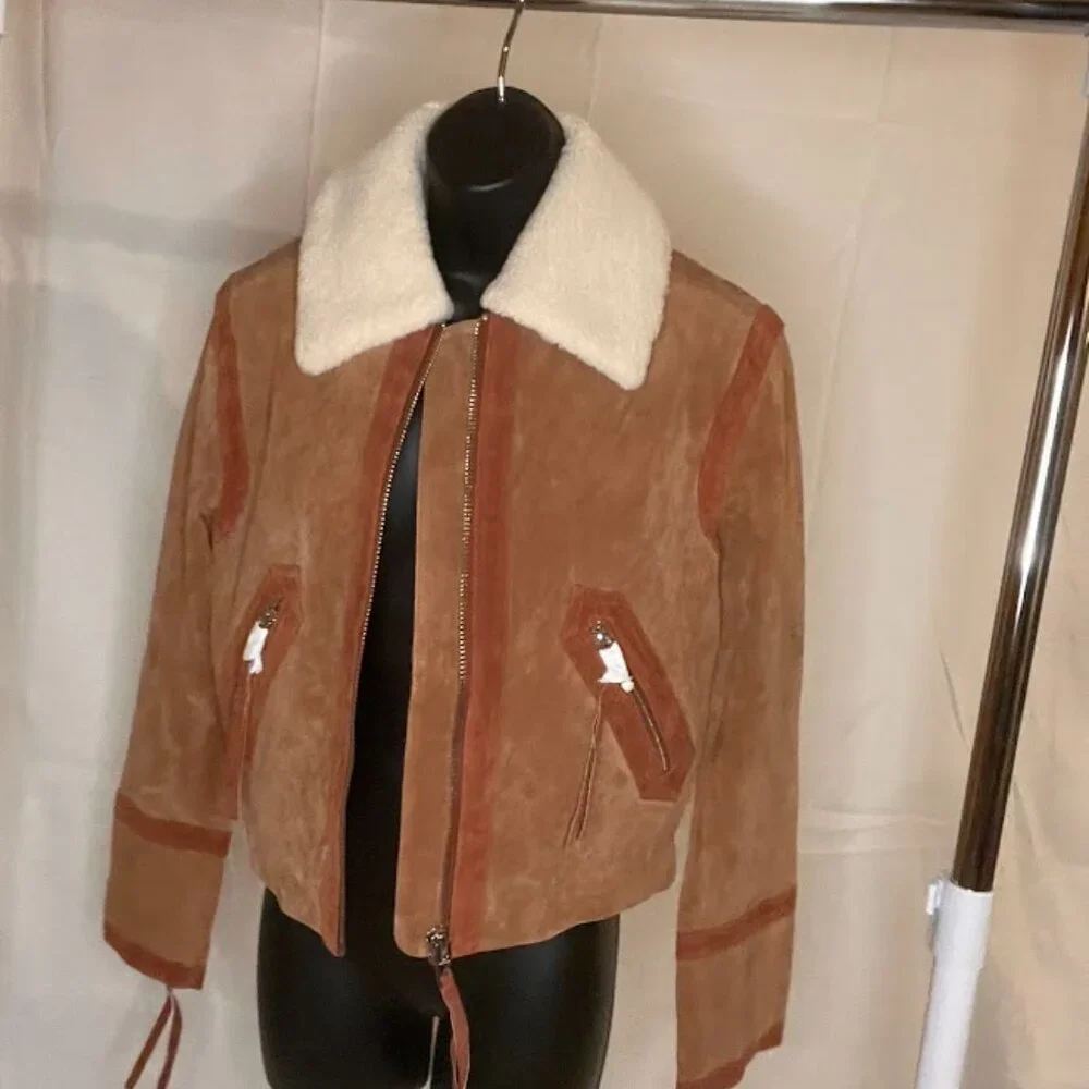 🔥 Blank NYC Genuine Leather Jacket – XS 🔥 - Picture 3 of 4